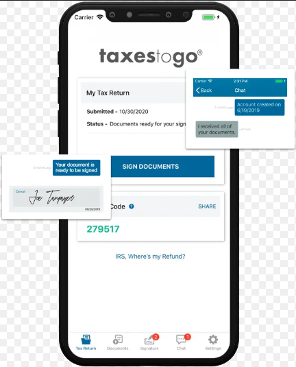 Secure Tax Filing Portal: